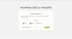 Desktop Screenshot of pressdns.com