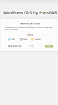 Mobile Screenshot of pressdns.com