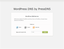 Tablet Screenshot of pressdns.com